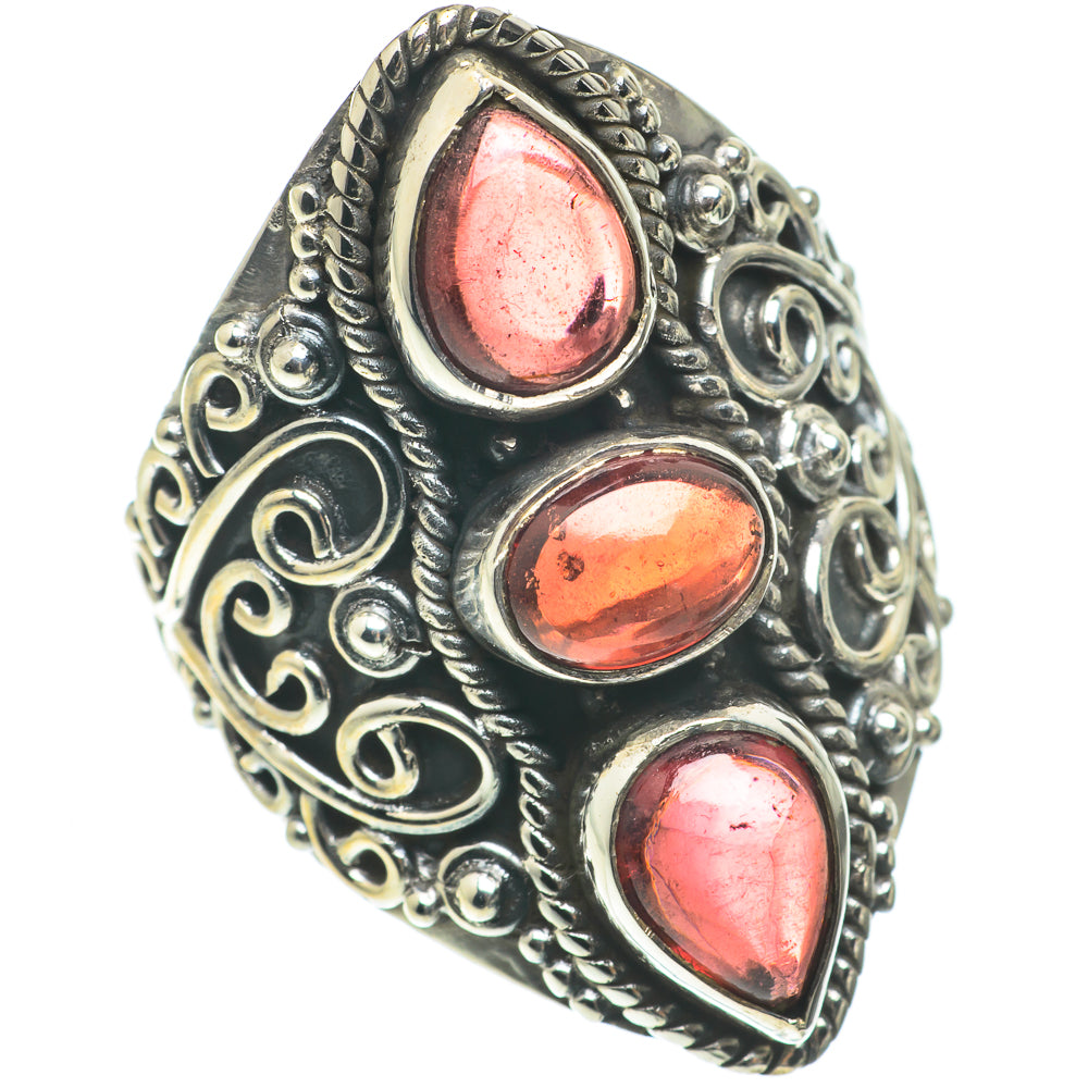 Garnet Rings handcrafted by Anasilvercos - RING64648