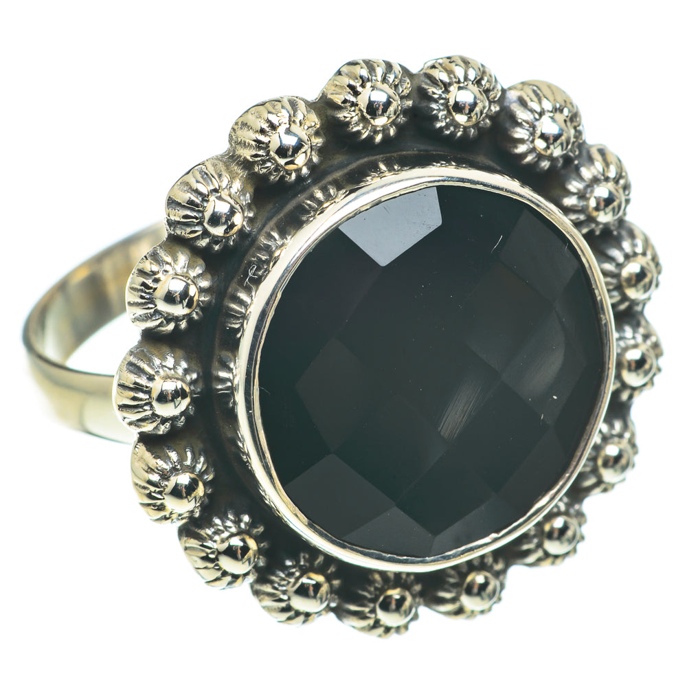 Black Onyx Rings handcrafted by Anasilvercos - RING64654
