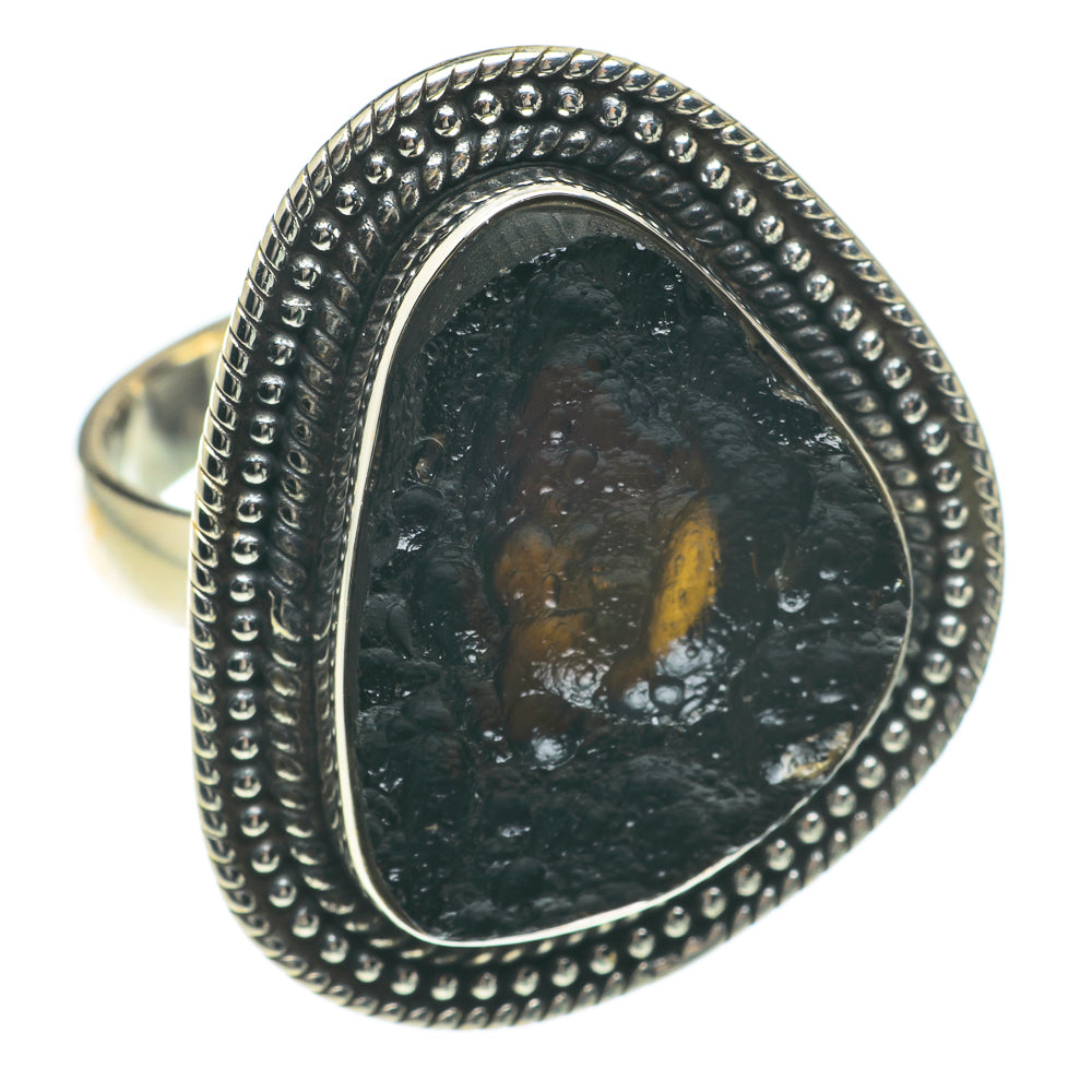 Tektite Rings handcrafted by Anasilvercos - RING64655