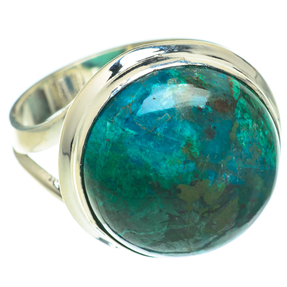 Chrysocolla Rings handcrafted by Anasilvercos - RING64659