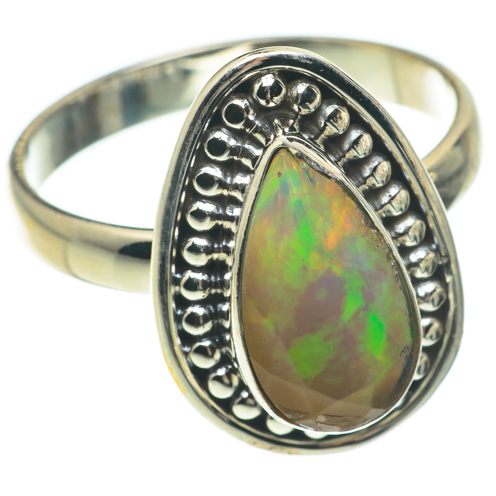 Ethiopian Opal Rings handcrafted by Anasilvercos - RING64663