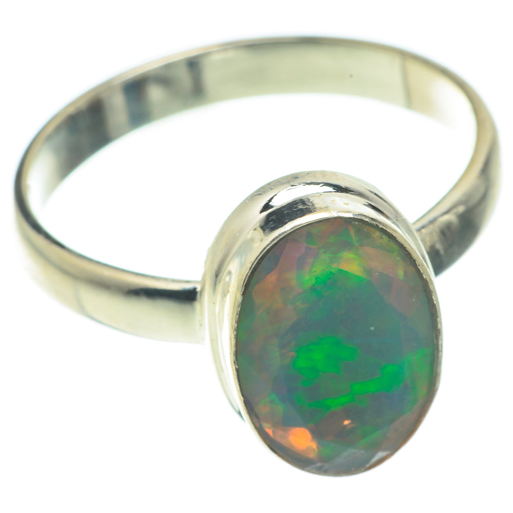 Ethiopian Opal Rings handcrafted by Anasilvercos - RING64664