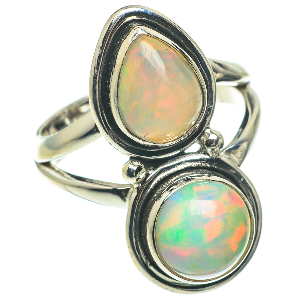 Ethiopian Opal Rings handcrafted by Anasilvercos - RING64665