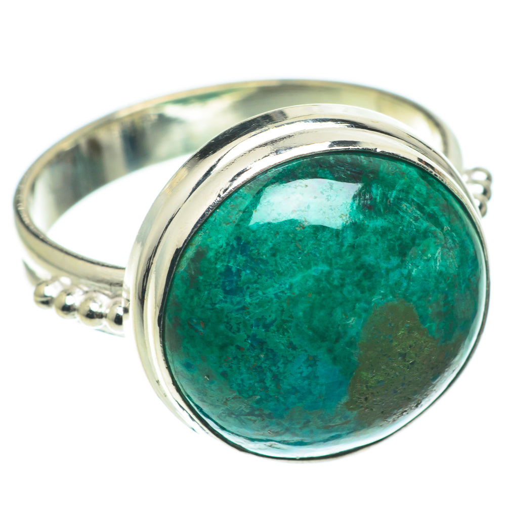 Chrysocolla Rings handcrafted by Anasilvercos - RING64672