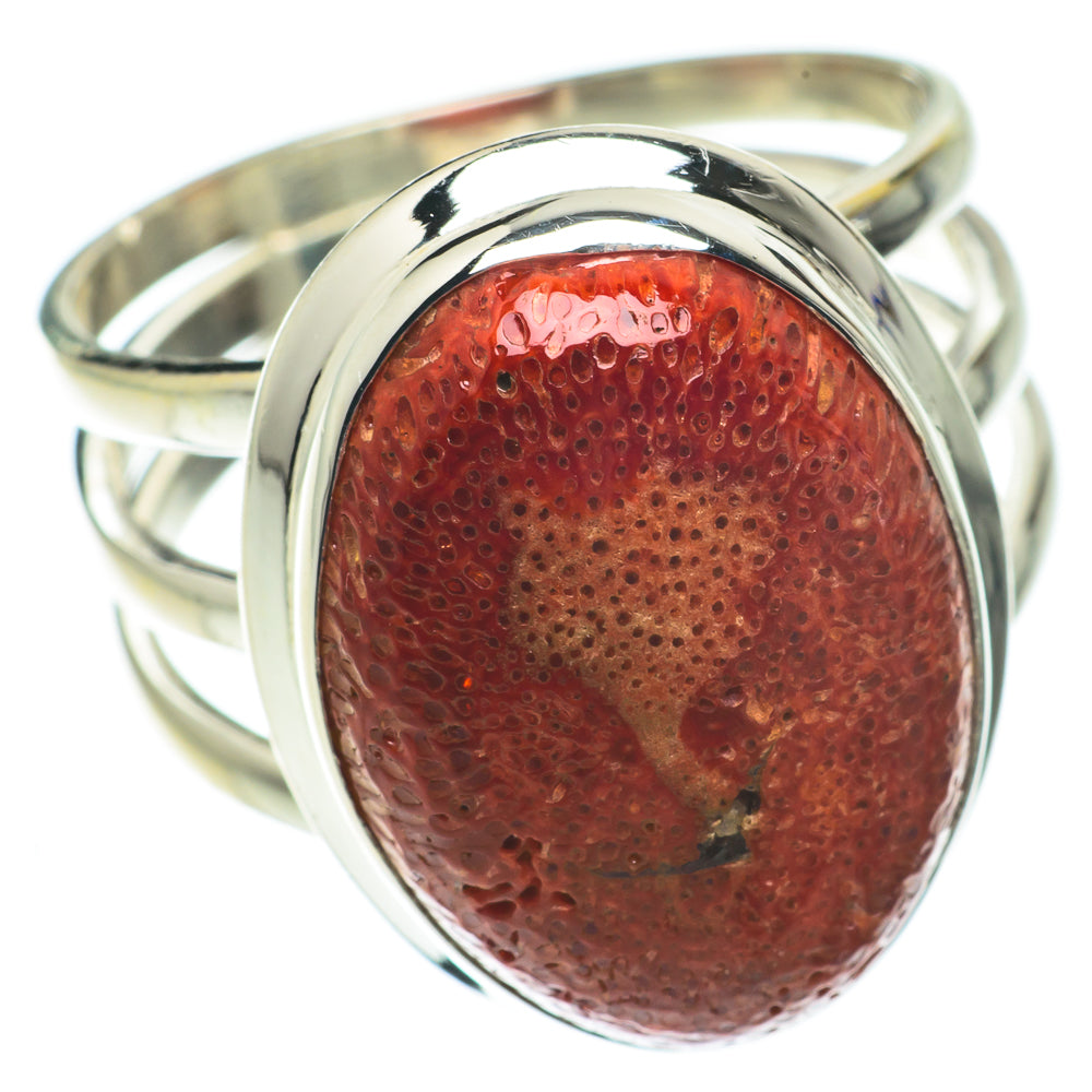 Sponge Coral Rings handcrafted by Anasilvercos - RING64676