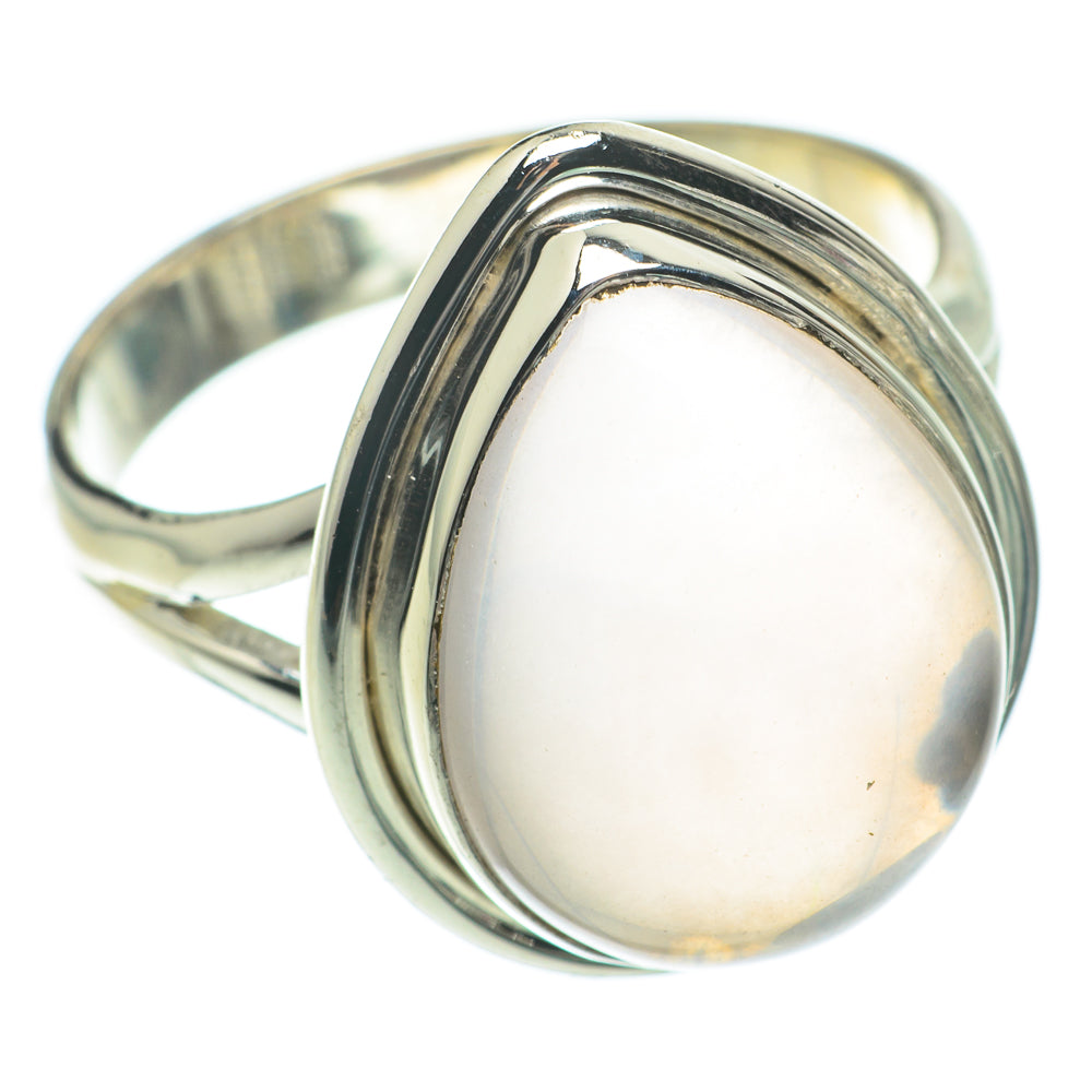 Rose Quartz Rings handcrafted by Anasilvercos - RING64678