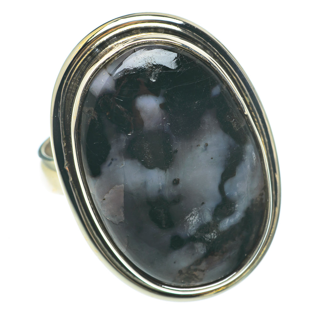 Gabbro Stone Rings handcrafted by Anasilvercos - RING64684