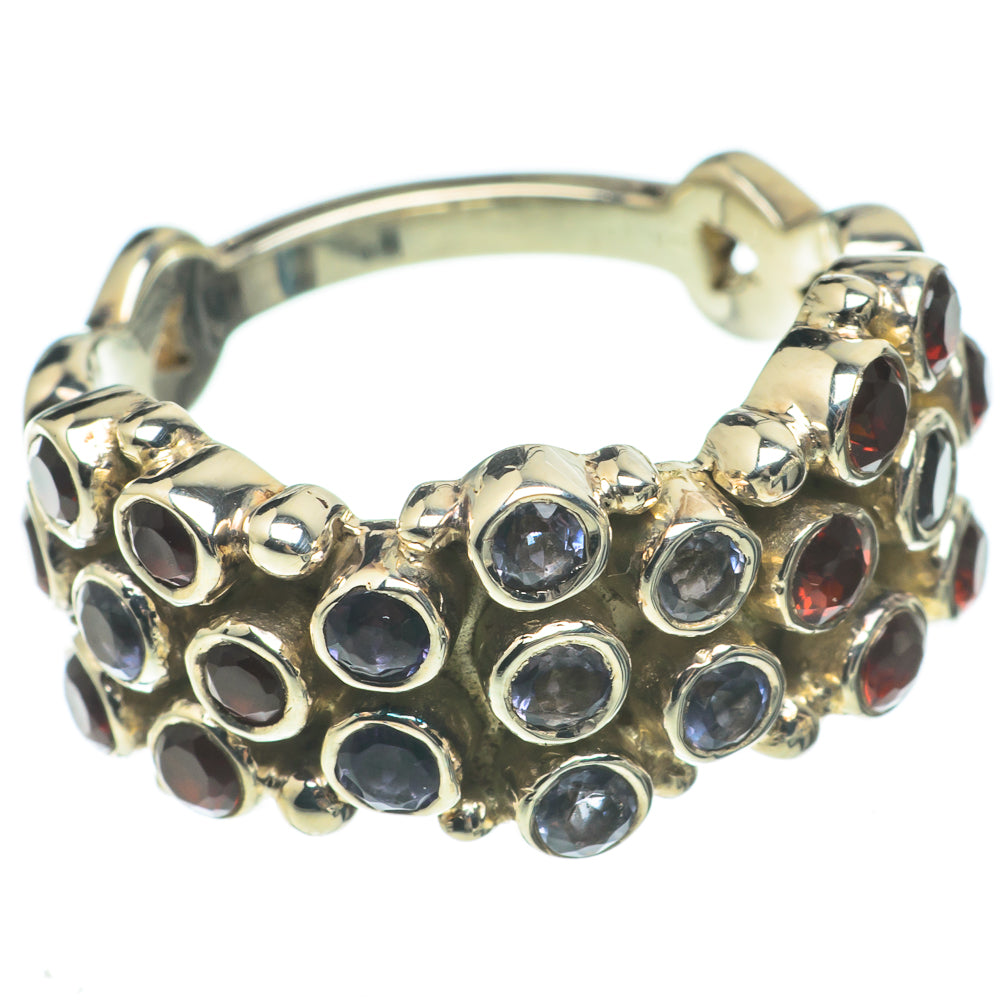 Tanzanite, Garnet Rings handcrafted by Anasilvercos - RING64688