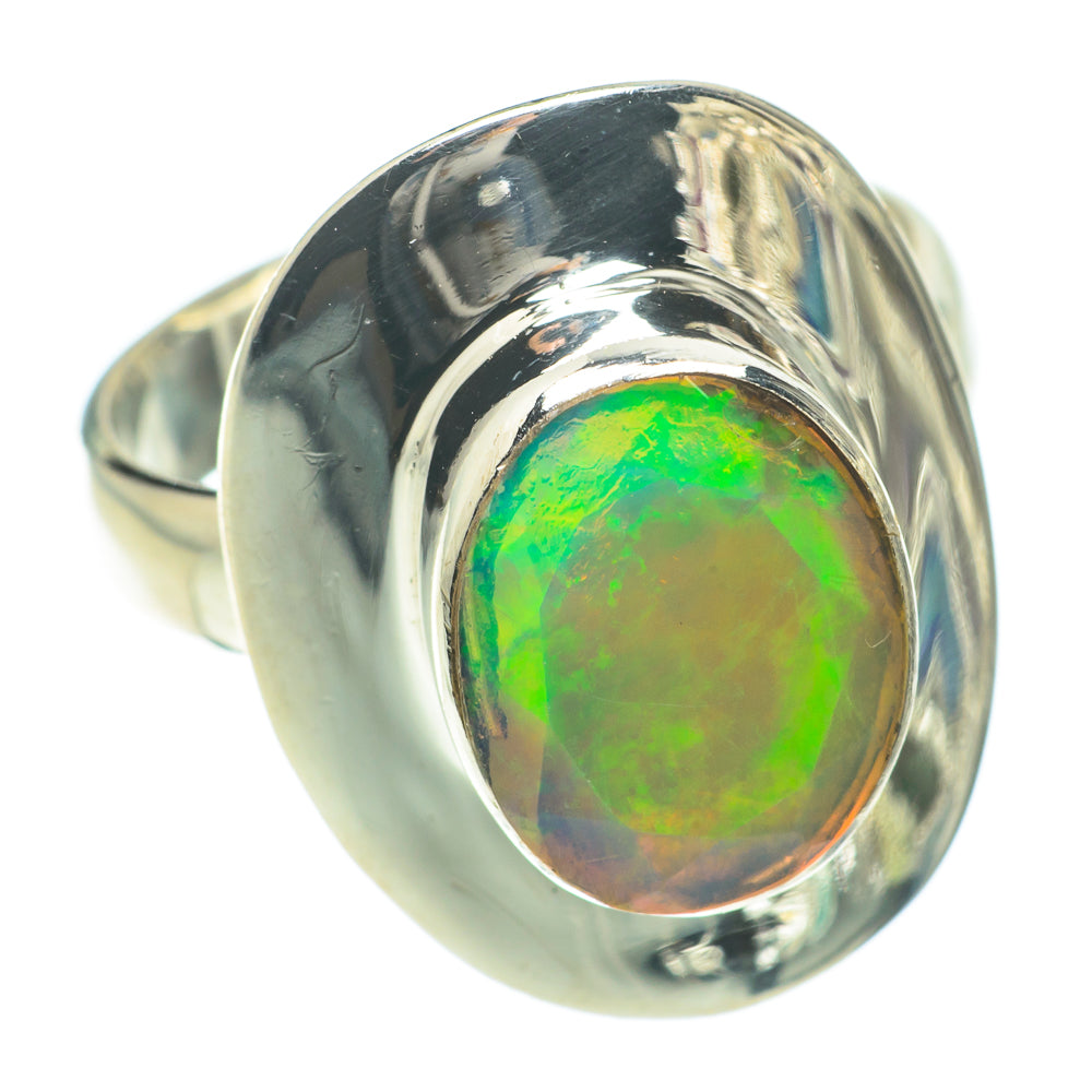 Ethiopian Opal Rings handcrafted by Anasilvercos - RING64694