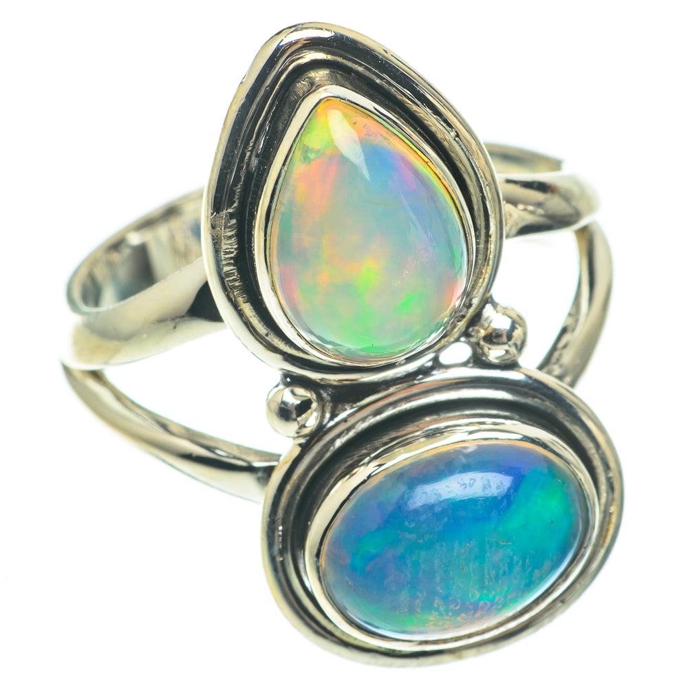 Ethiopian Opal Rings handcrafted by Anasilvercos - RING64695