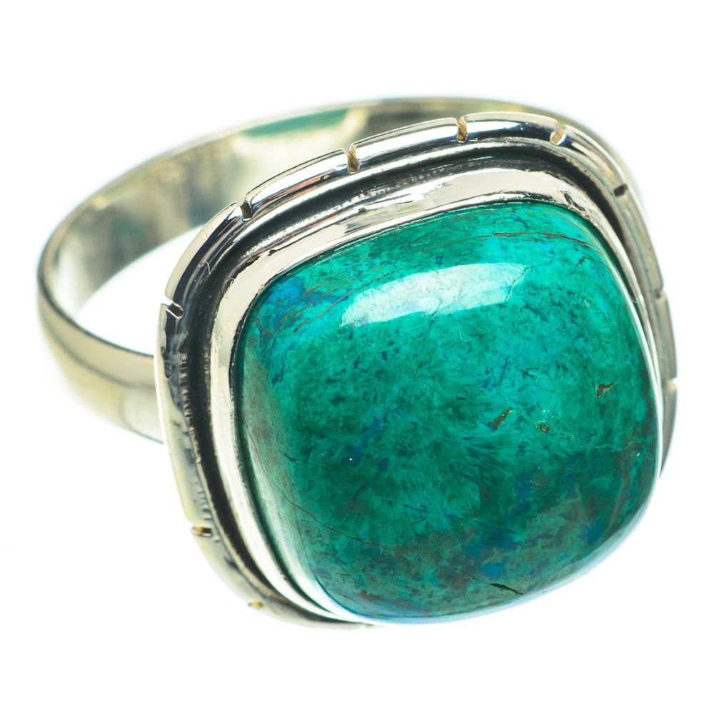 Chrysocolla Rings handcrafted by Anasilvercos - RING64702