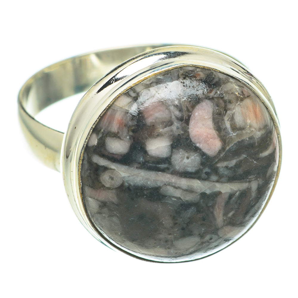 Crinoid Fossil Rings handcrafted by Anasilvercos - RING64705