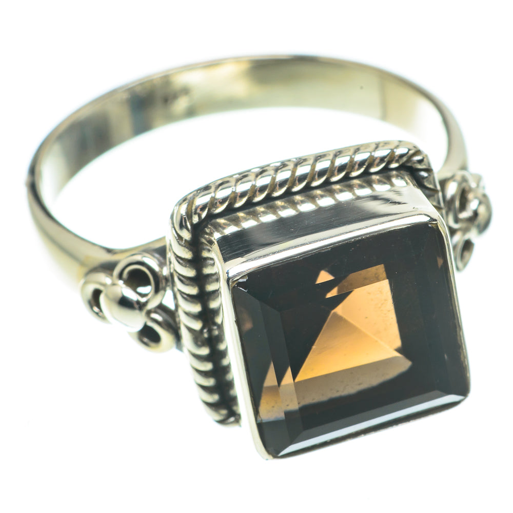 Smoky Quartz Rings handcrafted by Anasilvercos - RING64706