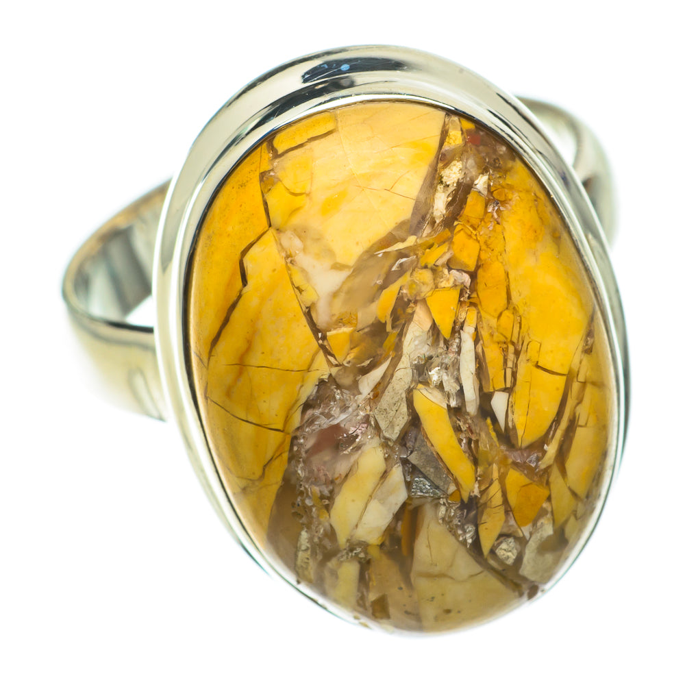 Brecciated Mookaite Rings handcrafted by Anasilvercos - RING64708