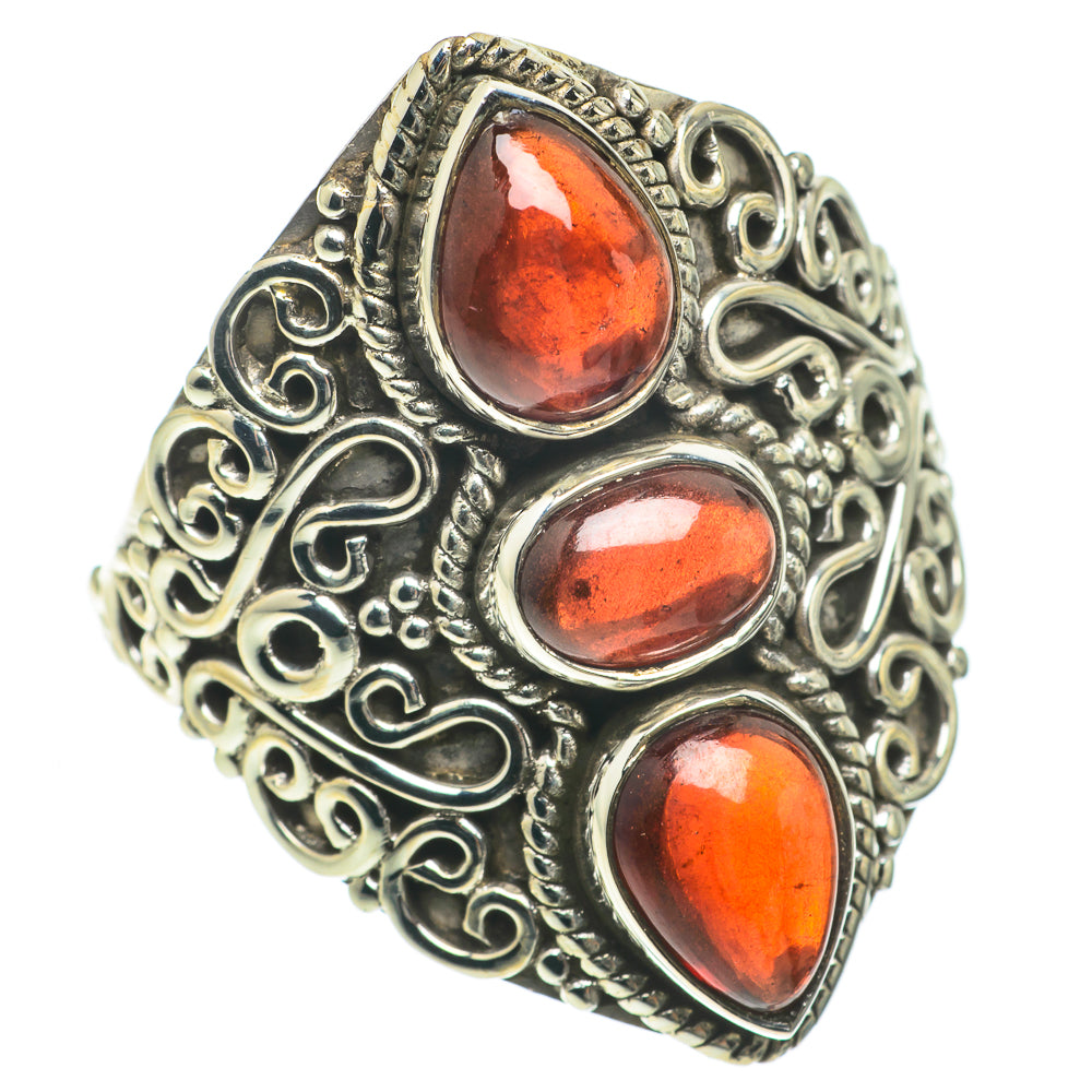 Garnet Rings handcrafted by Anasilvercos - RING64712