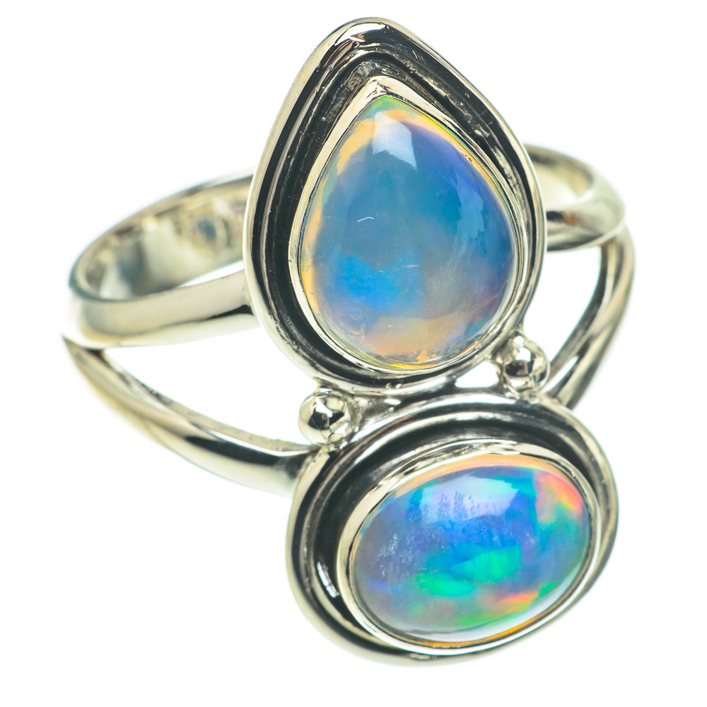 Ethiopian Opal Rings handcrafted by Anasilvercos - RING64722