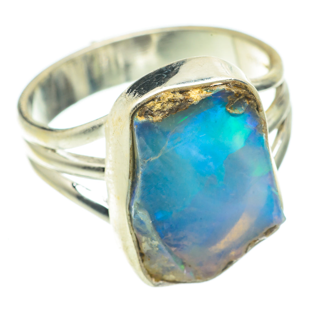Ethiopian Opal Rings handcrafted by Anasilvercos - RING64724
