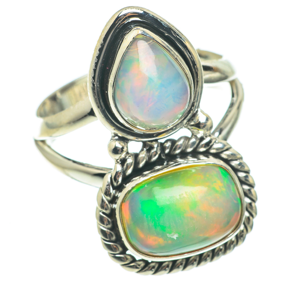 Ethiopian Opal Rings handcrafted by Anasilvercos - RING64726