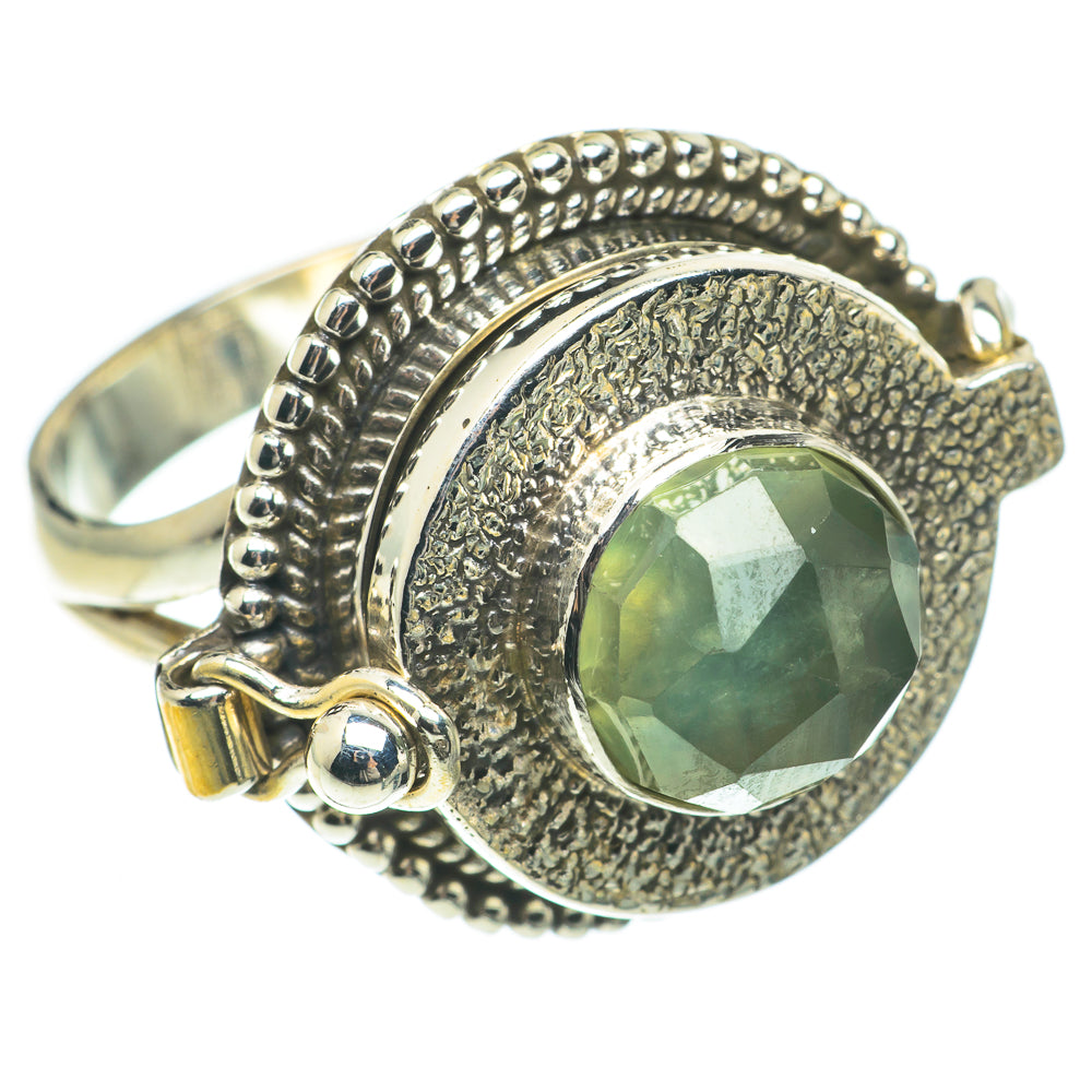 Prehnite Rings handcrafted by Anasilvercos - RING64733