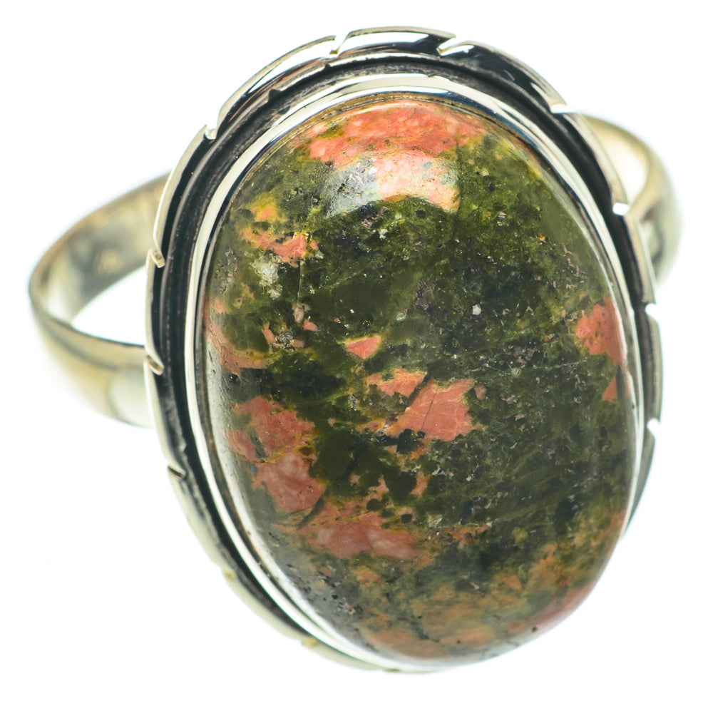 Unakite Rings handcrafted by Anasilvercos - RING64734