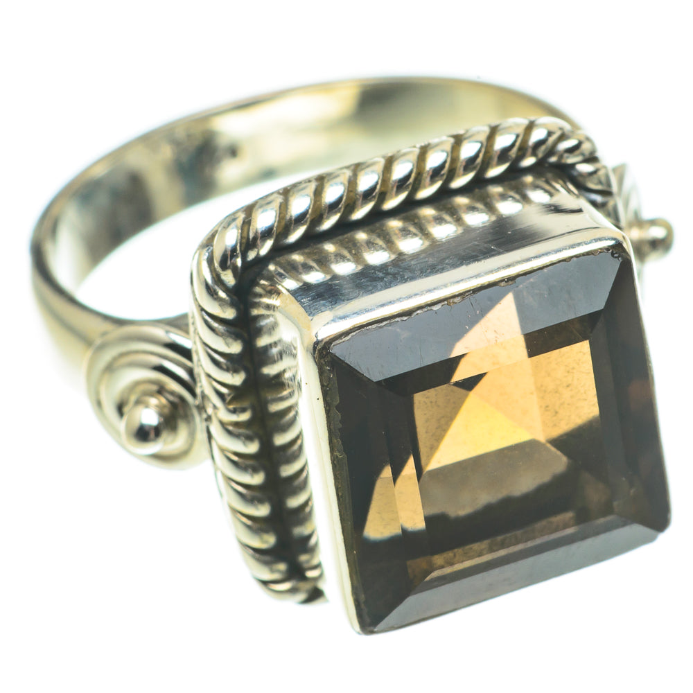 Smoky Quartz Rings handcrafted by Anasilvercos - RING64737