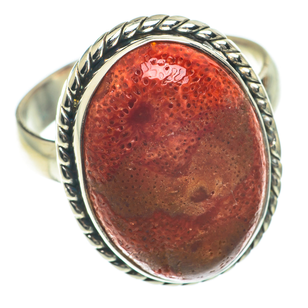 Sponge Coral Rings handcrafted by Anasilvercos - RING64739