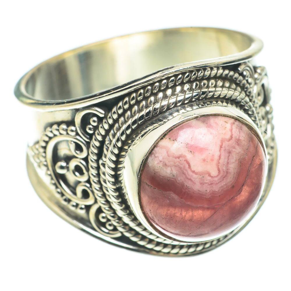 Rhodochrosite Rings handcrafted by Anasilvercos - RING64741