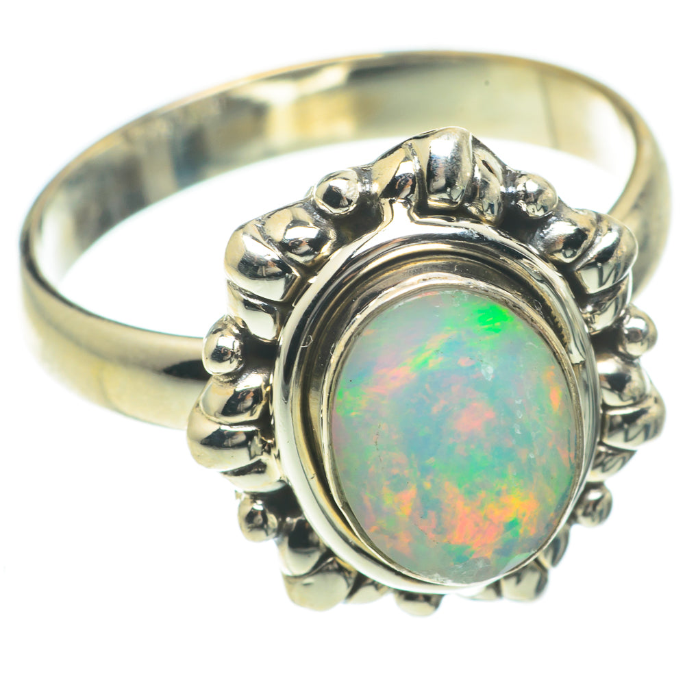 Ethiopian Opal Rings handcrafted by Anasilvercos - RING64752
