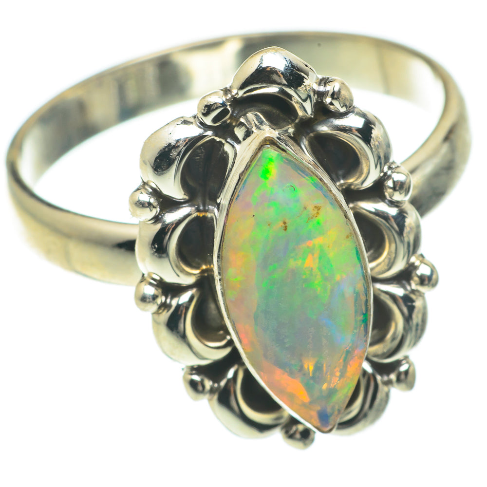 Ethiopian Opal Rings handcrafted by Anasilvercos - RING64754