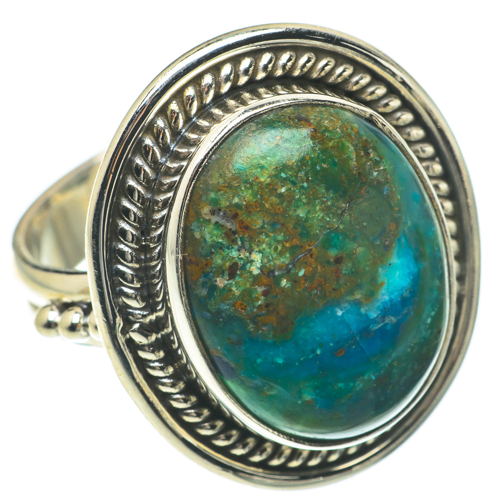 Chrysocolla Rings handcrafted by Anasilvercos - RING64759