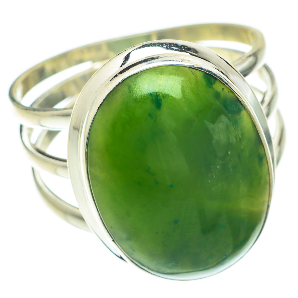 Green Aventurine Rings handcrafted by Anasilvercos - RING64762
