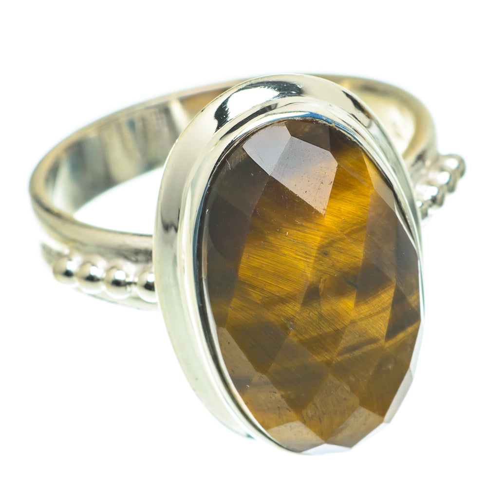 Tiger Eye Rings handcrafted by Anasilvercos - RING64764