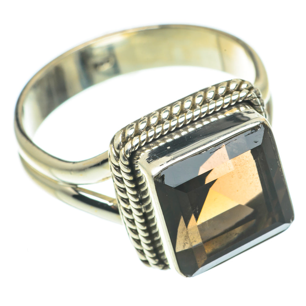 Smoky Quartz Rings handcrafted by Anasilvercos - RING64765
