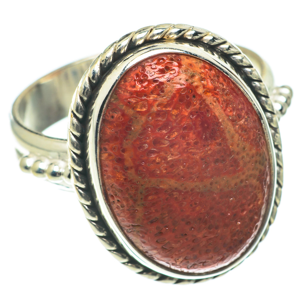 Sponge Coral Rings handcrafted by Anasilvercos - RING64769