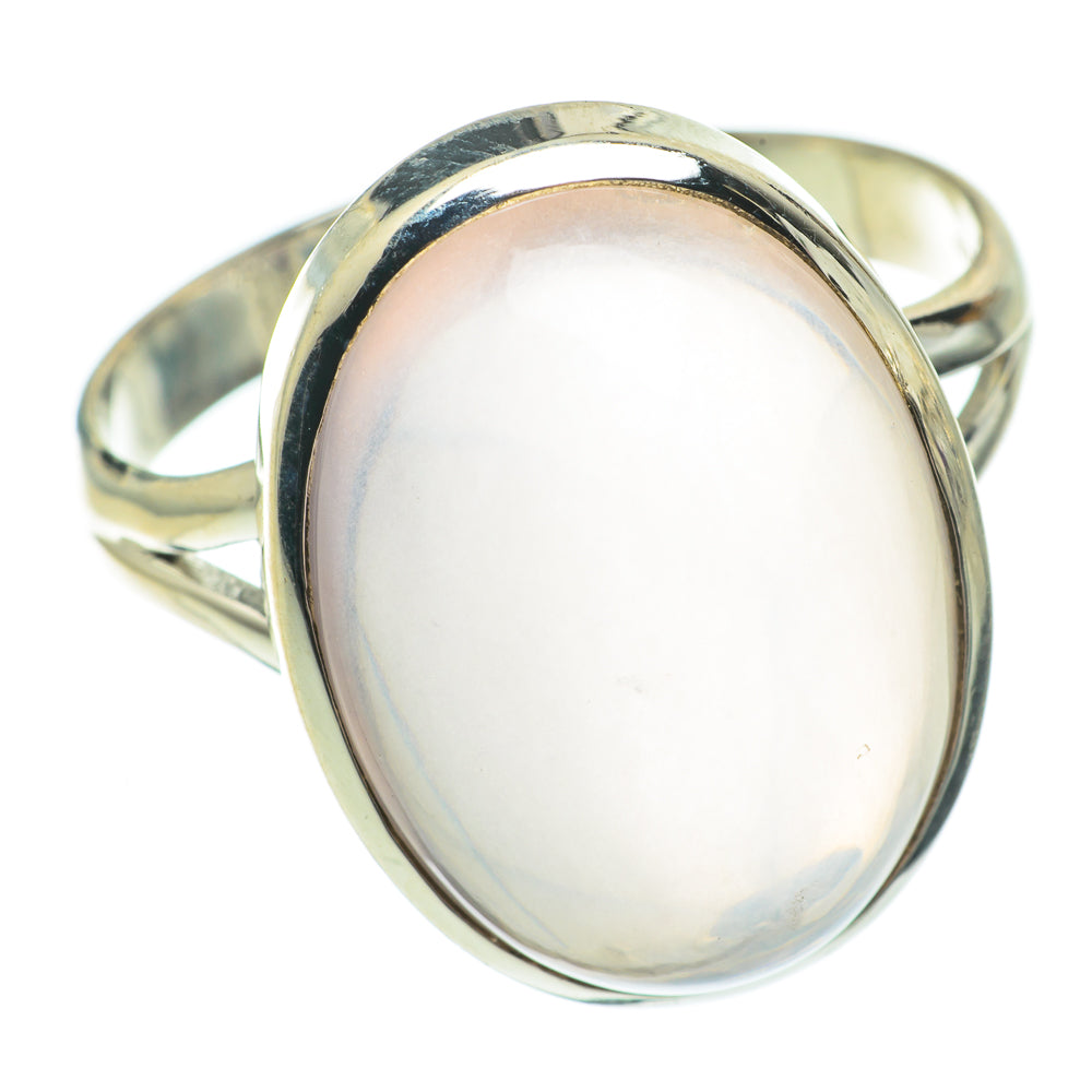 Rose Quartz Rings handcrafted by Anasilvercos - RING64771