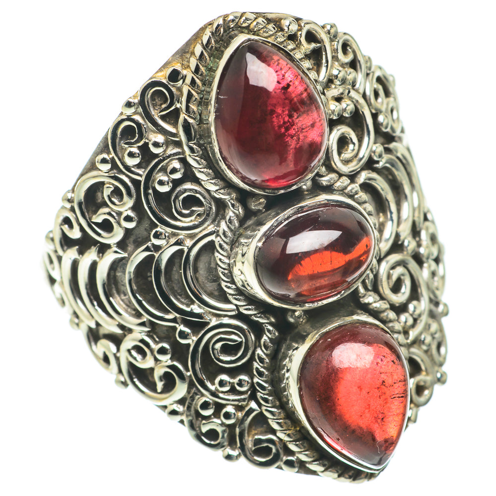 Garnet Rings handcrafted by Anasilvercos - RING64773