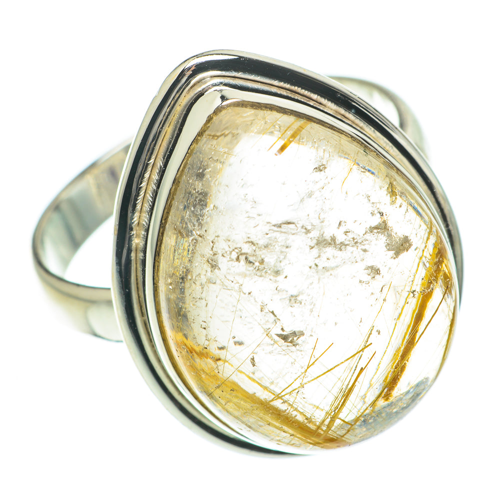 Rutilated Quartz Rings handcrafted by Anasilvercos - RING64774