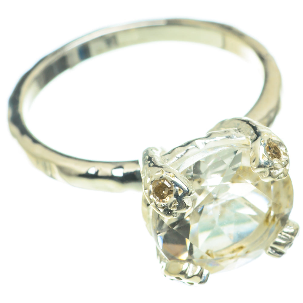 White Quartz Rings handcrafted by Anasilvercos - RING64776
