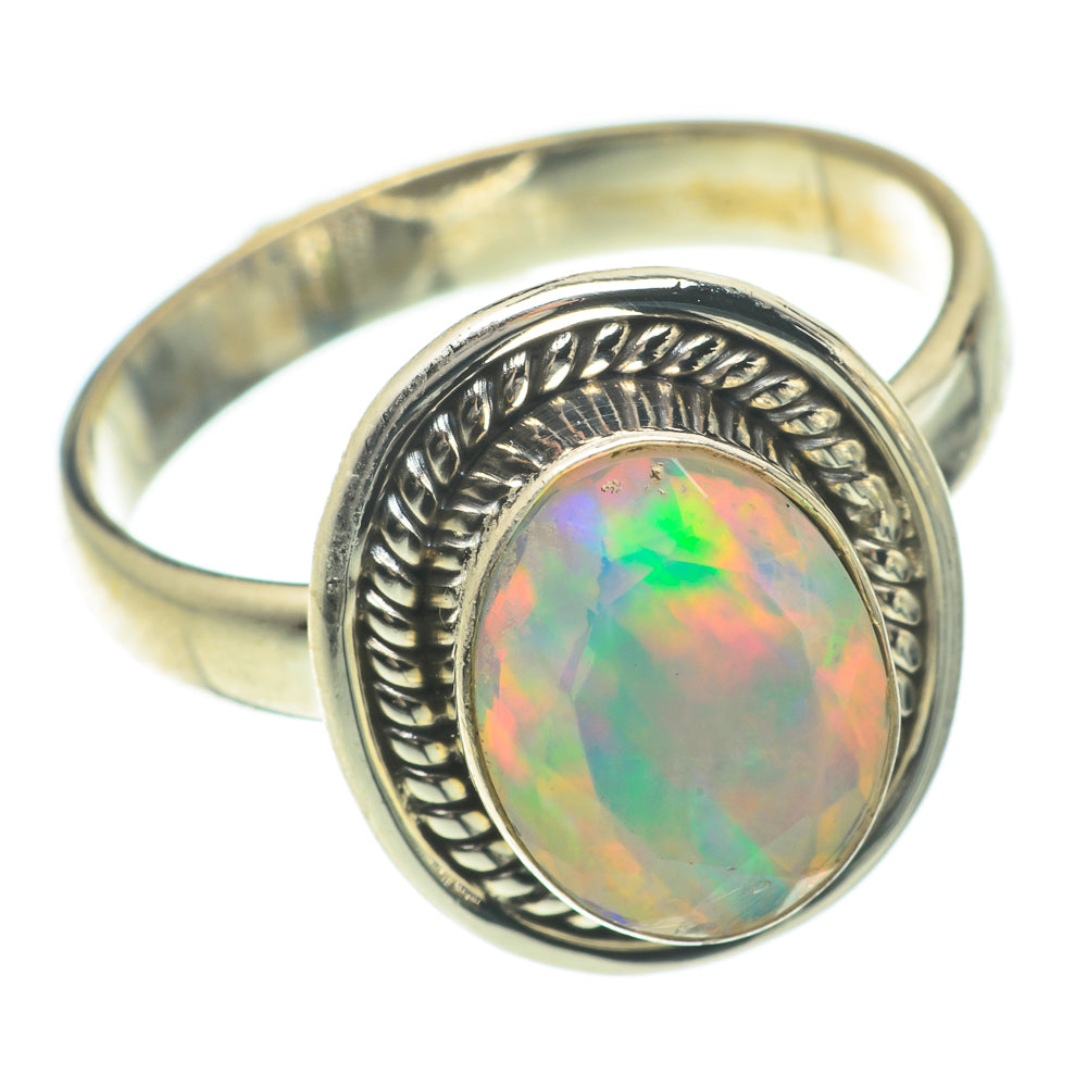 Ethiopian Opal Rings handcrafted by Anasilvercos - RING64779