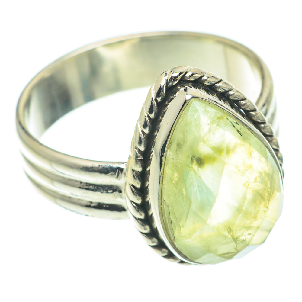 Prehnite Rings handcrafted by Anasilvercos - RING64789