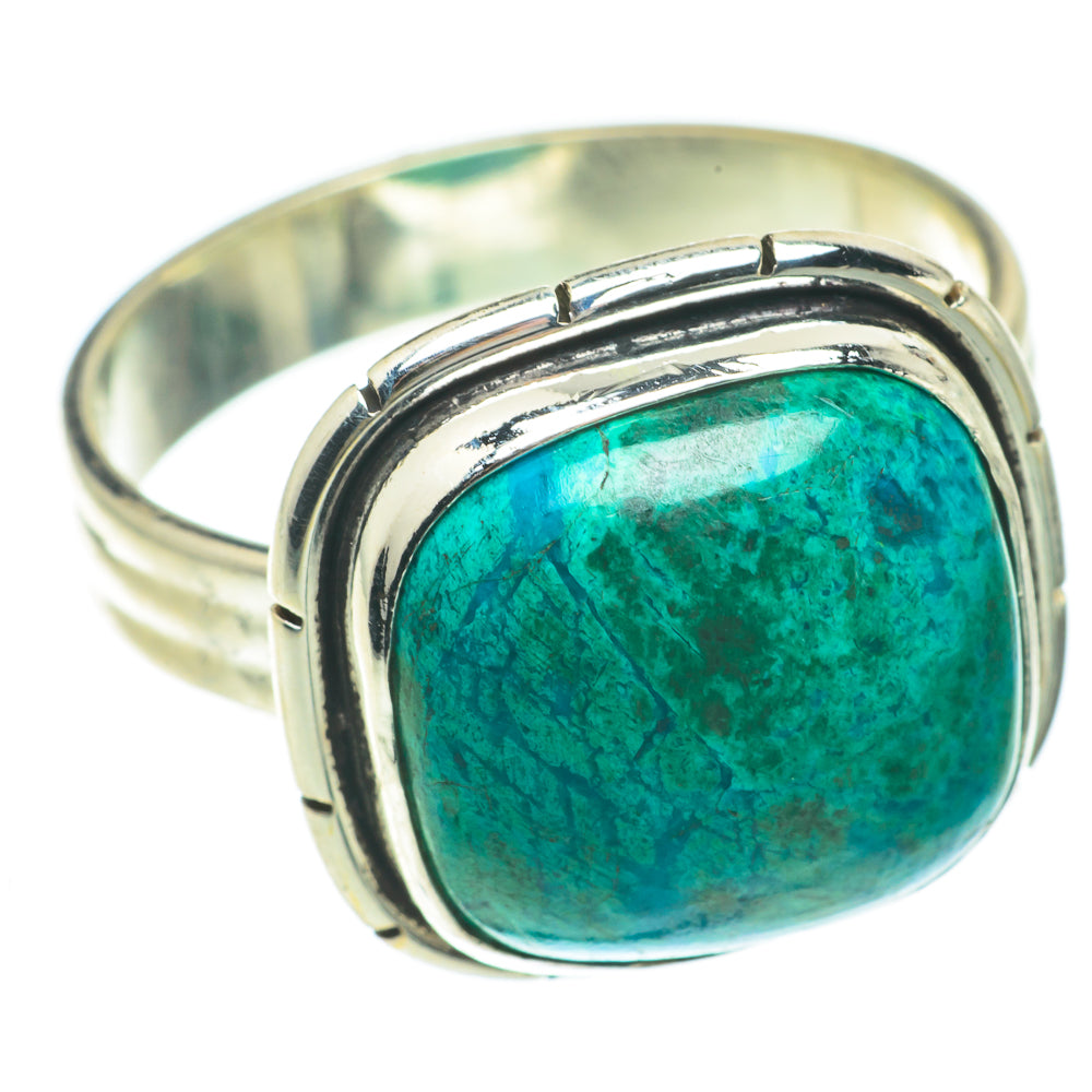 Chrysocolla Rings handcrafted by Anasilvercos - RING64790