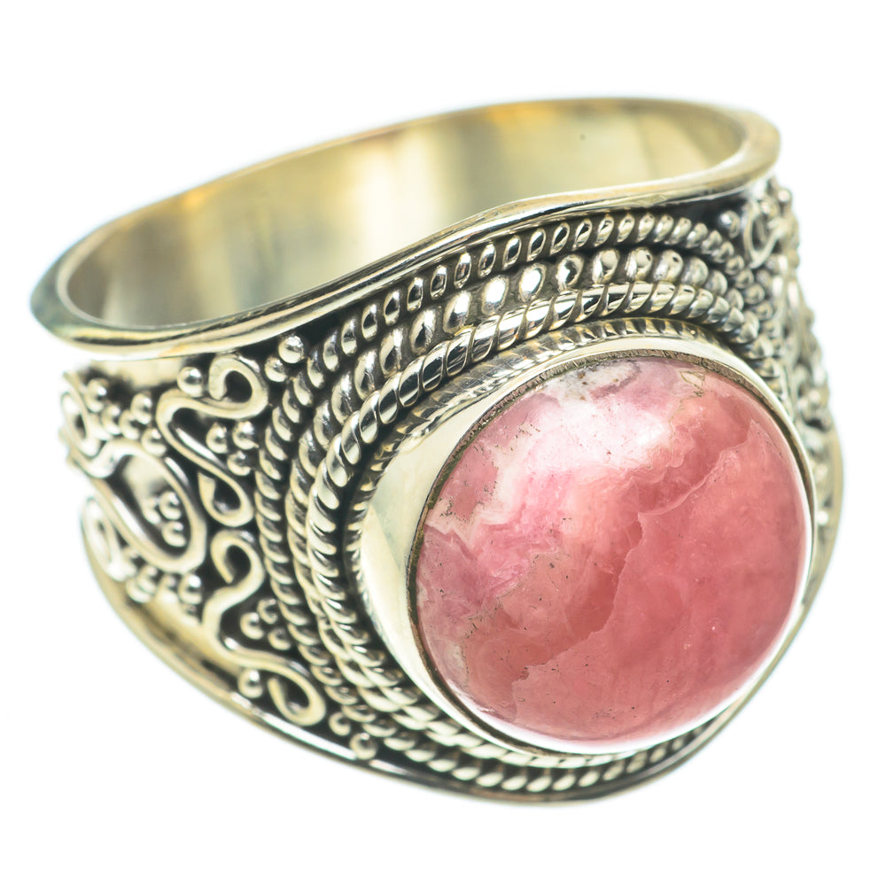 Rhodochrosite Rings handcrafted by Anasilvercos - RING64795
