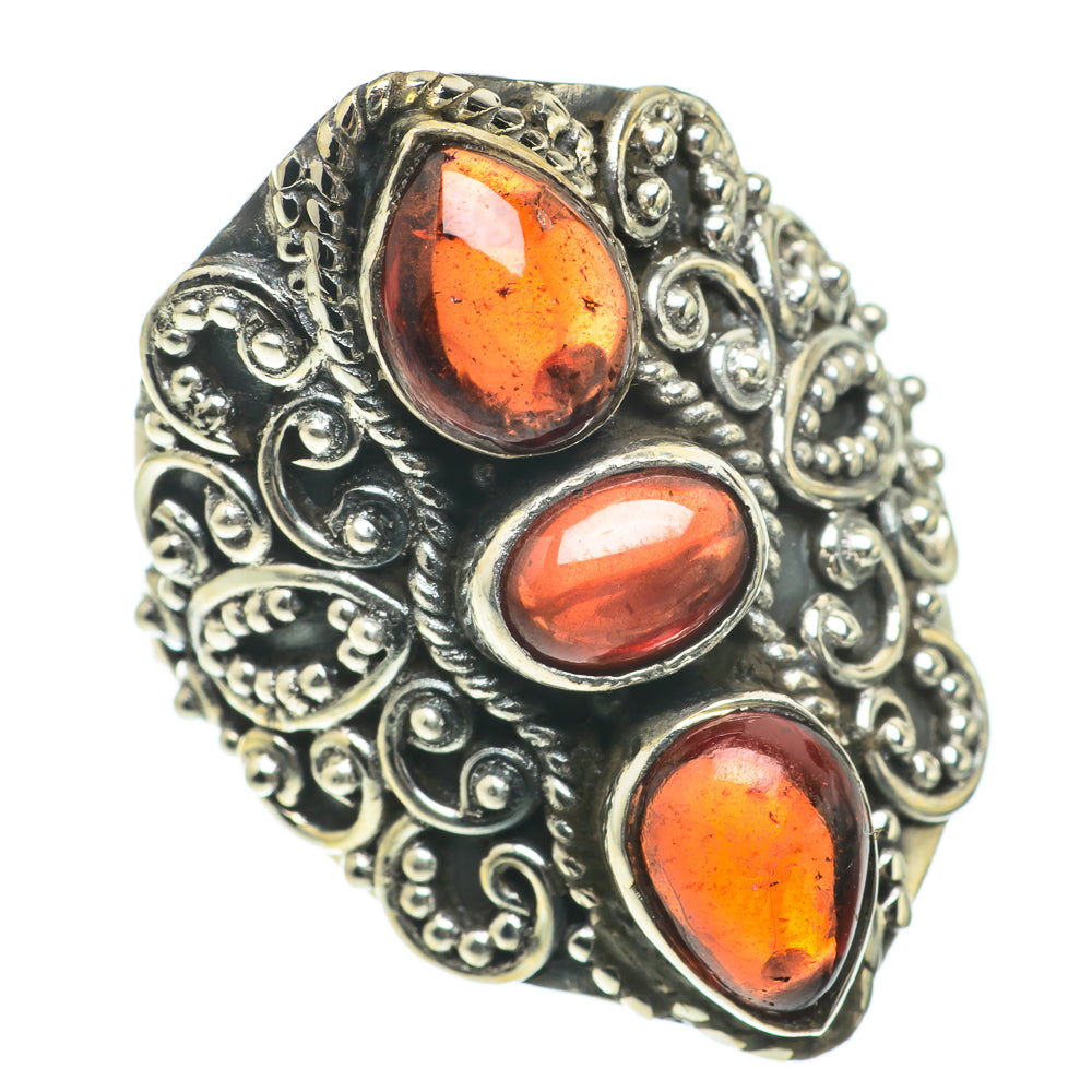 Garnet Rings handcrafted by Anasilvercos - RING64797