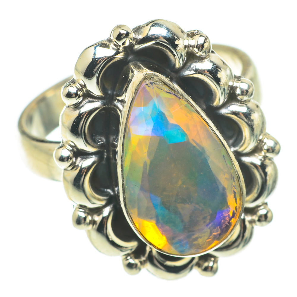 Ethiopian Opal Rings handcrafted by Anasilvercos - RING64803