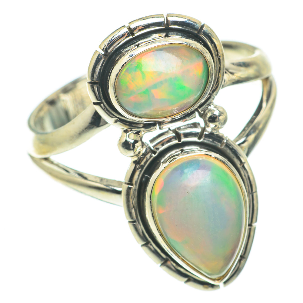 Ethiopian Opal Rings handcrafted by Anasilvercos - RING64804