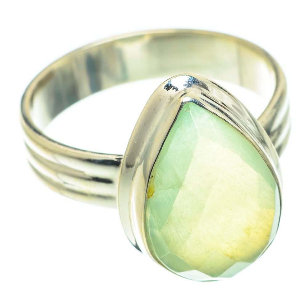 Prehnite Rings handcrafted by Anasilvercos - RING64811