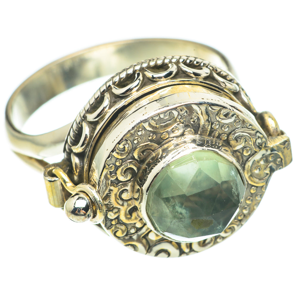 Green Amethyst Rings handcrafted by Anasilvercos - RING64813
