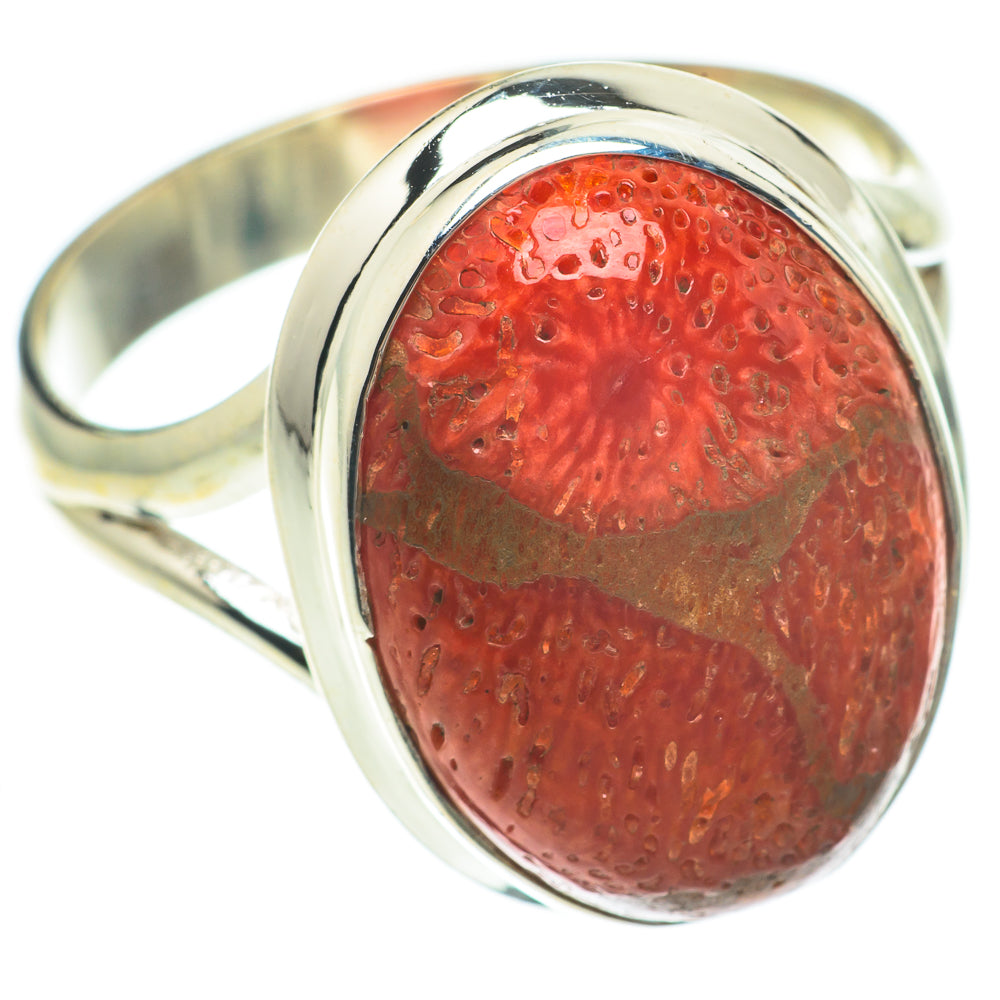 Sponge Coral Rings handcrafted by Anasilvercos - RING64817