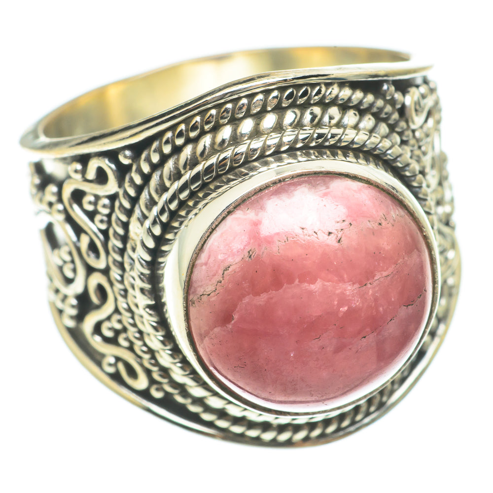 Rhodochrosite Rings handcrafted by Anasilvercos - RING64818