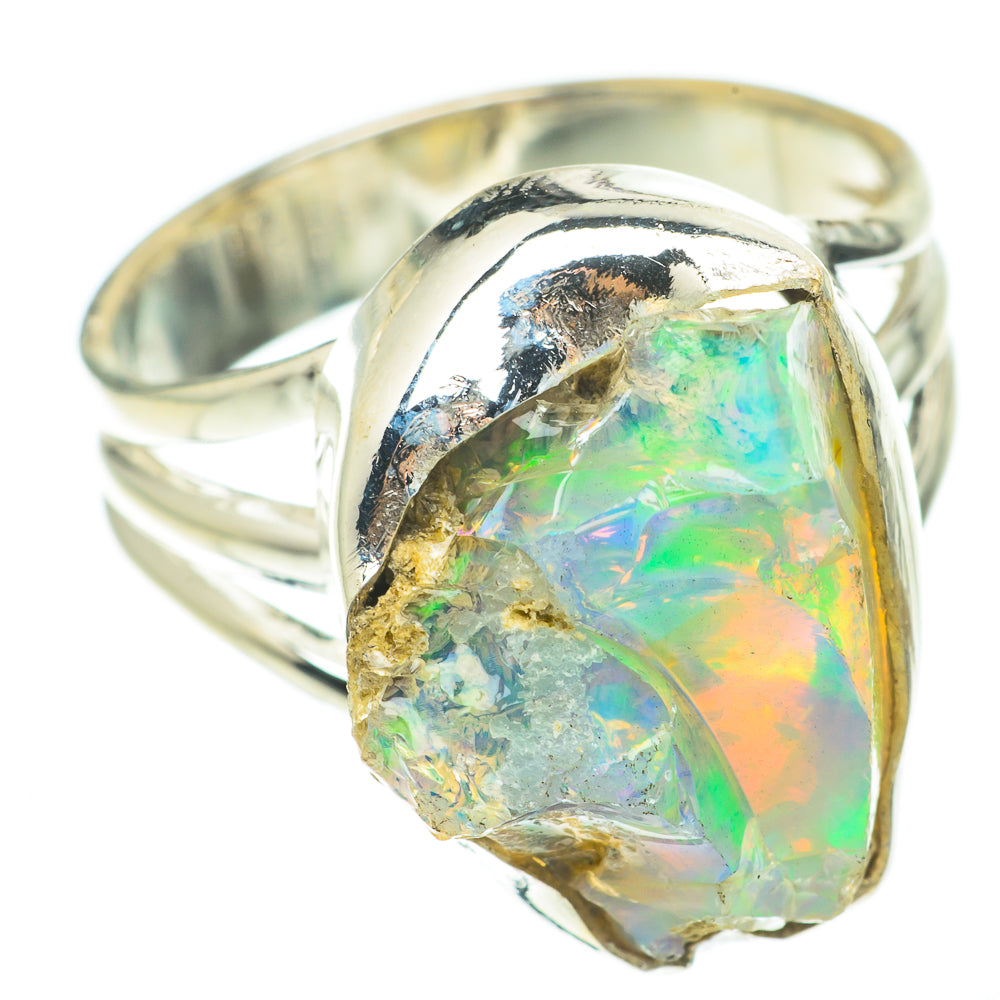 Ethiopian Opal Rings handcrafted by Anasilvercos - RING64824